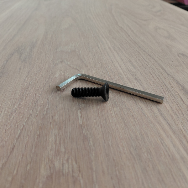 Oak Table with metal base - Image 8